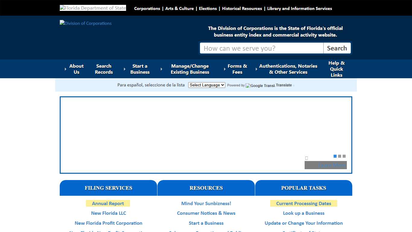 Division of Corporations - Florida Department of State
